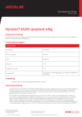 Hertalan KS205 Spraytank - TF